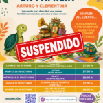 Suspendido el evento Arturo y Clementina